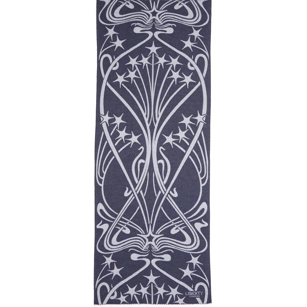 Liberty London lanthe Star Coral X-Large Scarf - Picture 9 of 9